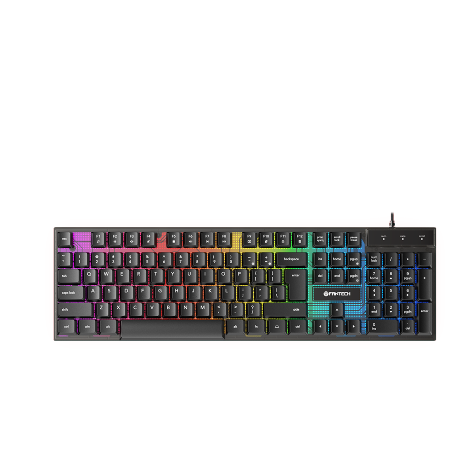 Fantech Gaming PC 5-in-1 Keyboard Combo with Mouse / Mousepad / Headset / Headset stand (P51)